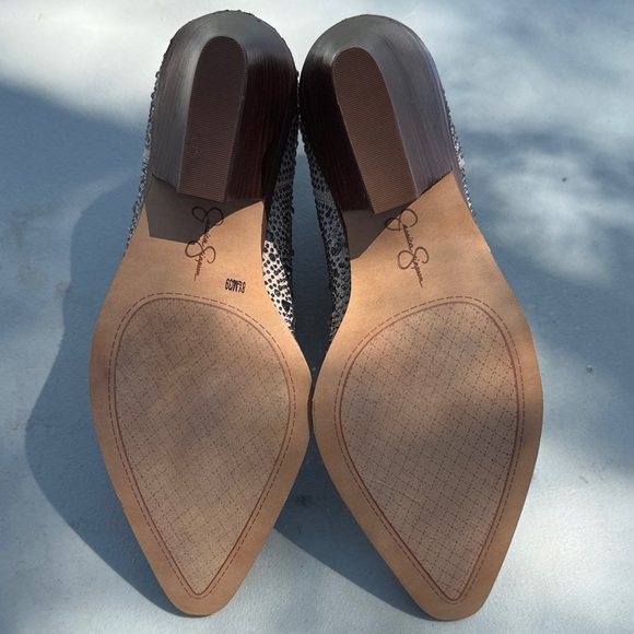 Jessica Simpson Rhinestone Ankle Boots Size 8 1/2 New No Tags - Picture 5 of 8